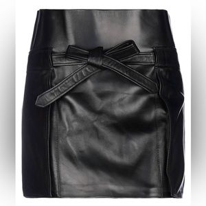 Brand New Saint Laurent leather skirt